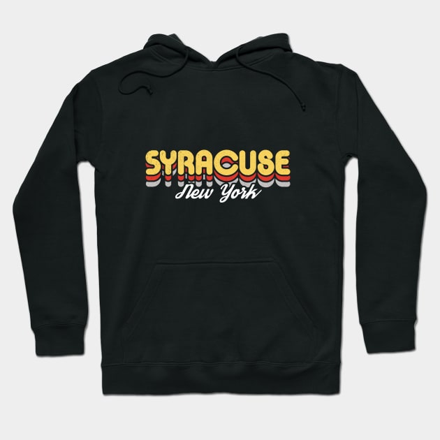 Retro Syracuse Hoodie by rojakdesigns